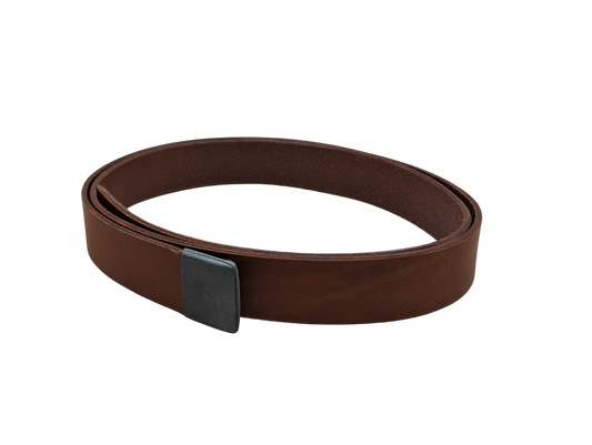 Tan Leather Belt Strap - Strap Only