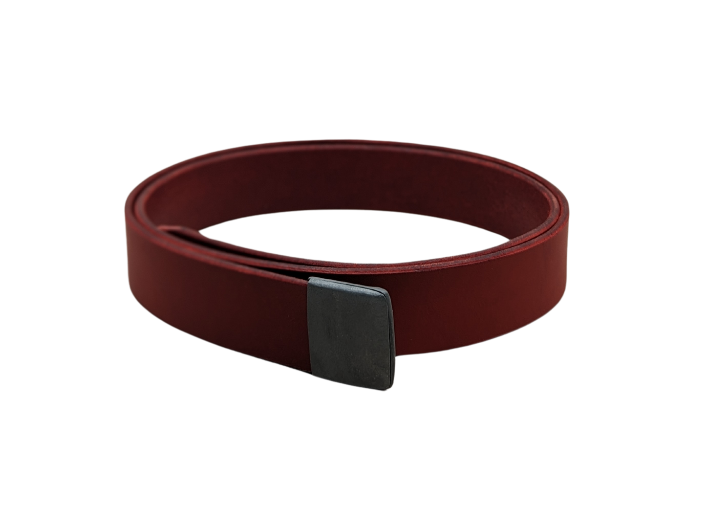 Red Leather Belt Strap - Strap Only