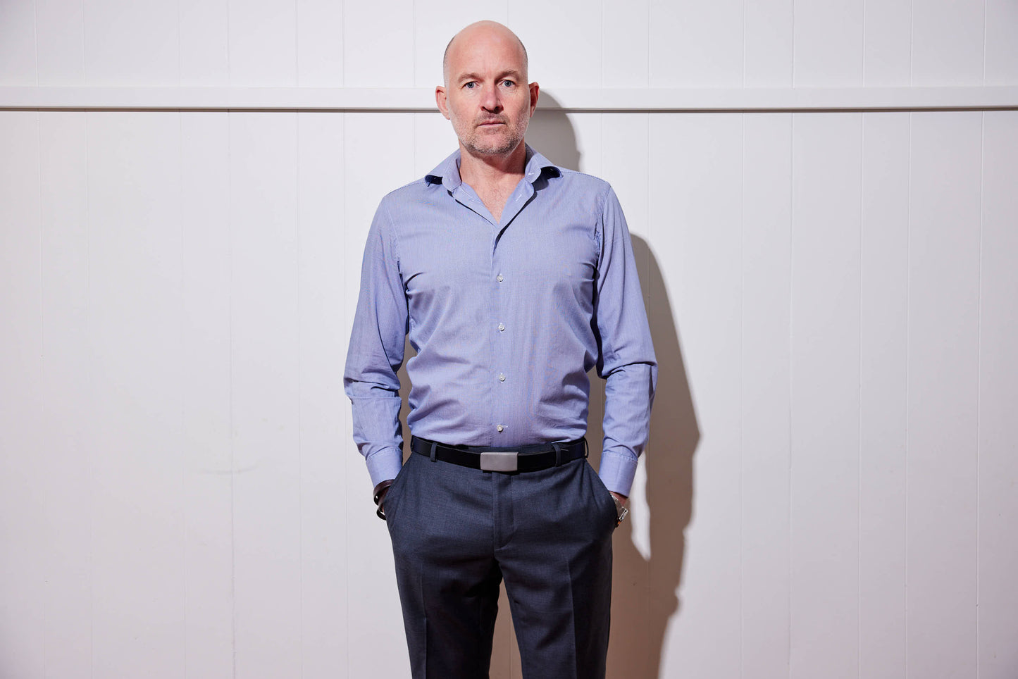 Black Leather Belt Strap - Strap Only